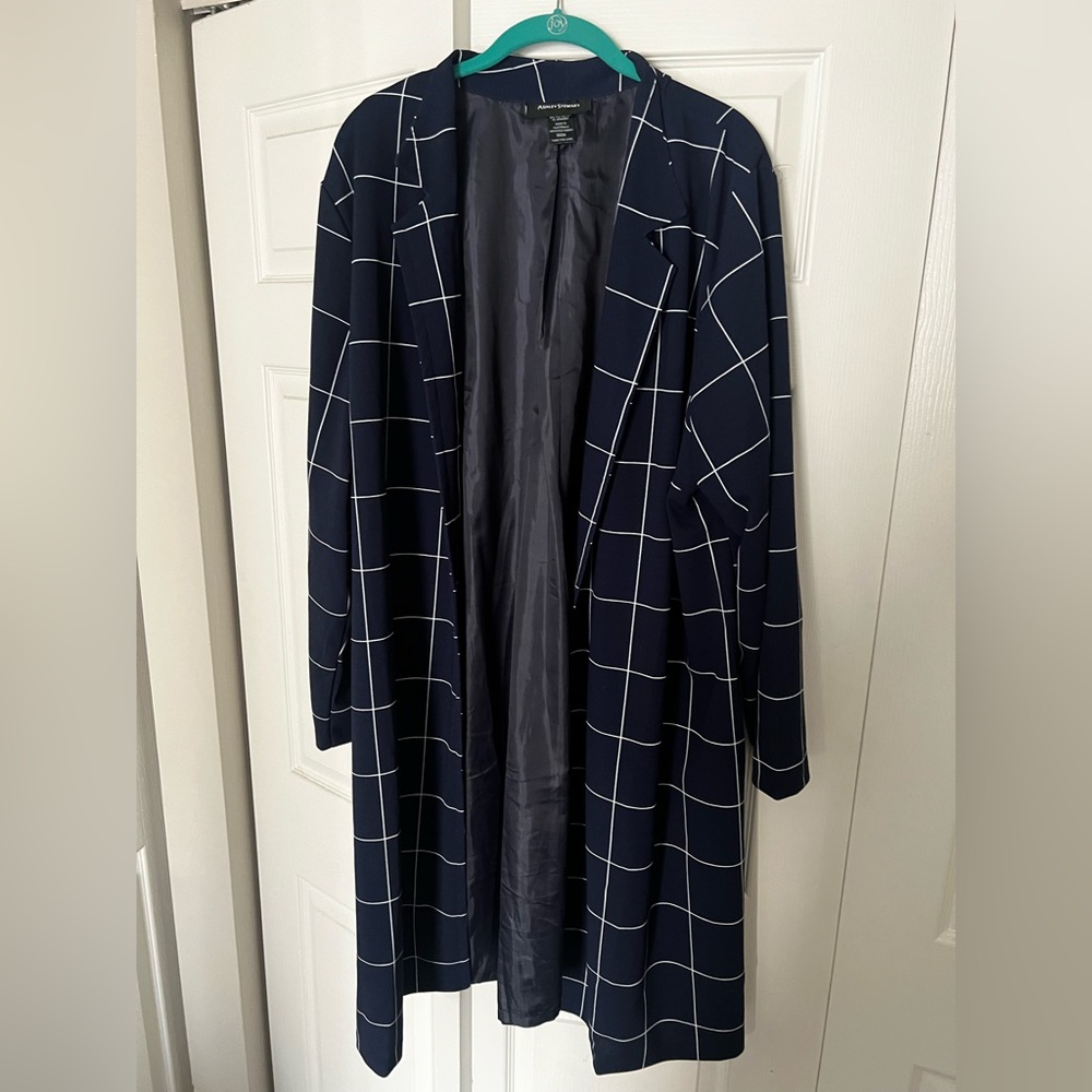Ashley Stewart longline blazer